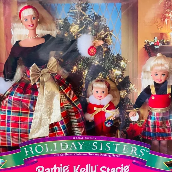 Vintage Holiday Sister Barbie Doll Stacie Kelly Doll - Picture 2 of 9